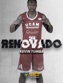 Kevin Tumba renueva con el UCAM Murcia CB