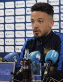 Javi Moreno: "Afrontamos el derbi como un partido más"