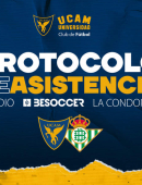 Protocolo de asistencia al estadio Besoccer La Condomina para el UCAM Murcia - Real Betis