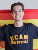 Javier Pérez Polo, en una de sus visitas a la Universidad Católica de Murcia