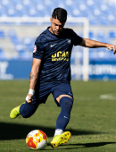 Alvarito jugando un partido de Liga en La Condomina