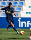 Urcelay disparando a puerta en un partido en La Condomina