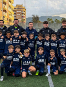 Ale Marín visitando a nuestros canteranos