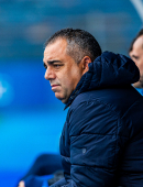 Germán Crespo durante un partido 