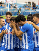 Águilas FC celebrando un gol