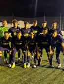 UCAM Murcia CF Internacional celebrando en el vestuario