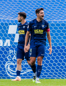 Acción del capitán Javi Ramírez durante el partido