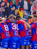 Celebración de gol del Yeclano Deportivo