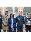 La UCAM recibe la Copa de la reina de la mano de UCAM Cartagena Tenis de Mesa