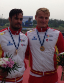 Marcus Cooper (oro) y Cristian Toro (plata), primeras medallas UCAM en el Mundial de Piragüismo