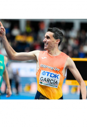 Mariano García campeón del mundo en el 1.500m