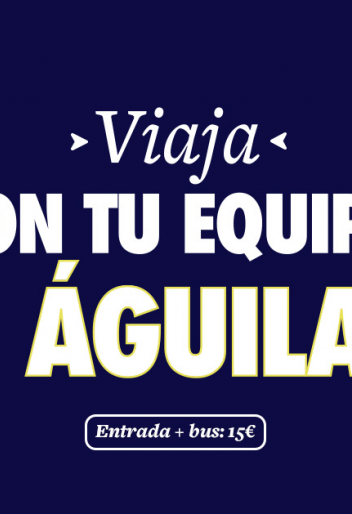 Pack de viaje para nuestros aficionados para el Águilas FC - UCAM Murcia CF