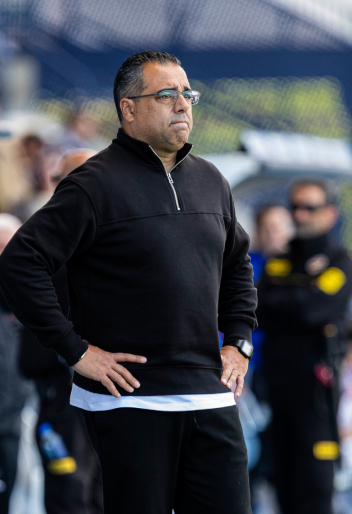 Germán Crespo durante un partido del primer equipo en el Heredia 21 La Condomina