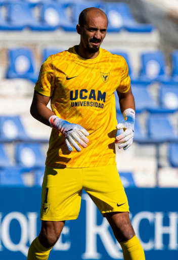 Ackermann durante un partido en el Estadio Heredia 21 La Condomina
