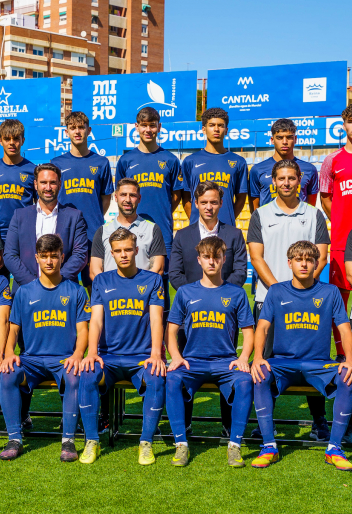 Plantilla del Cadete A del UCAM Murcia CF