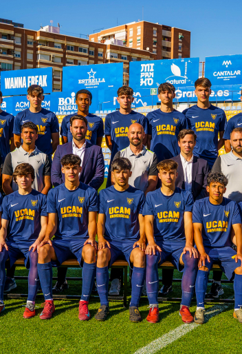 Plantilla del Juvenil B del UCAM Murcia CF