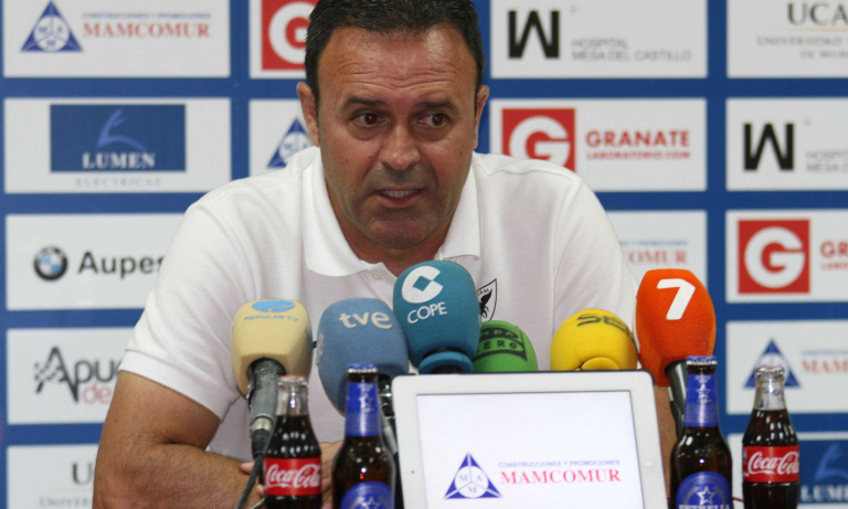 Salmerón: "Queremos que La Condomina se llene ante el FC Cartagena"