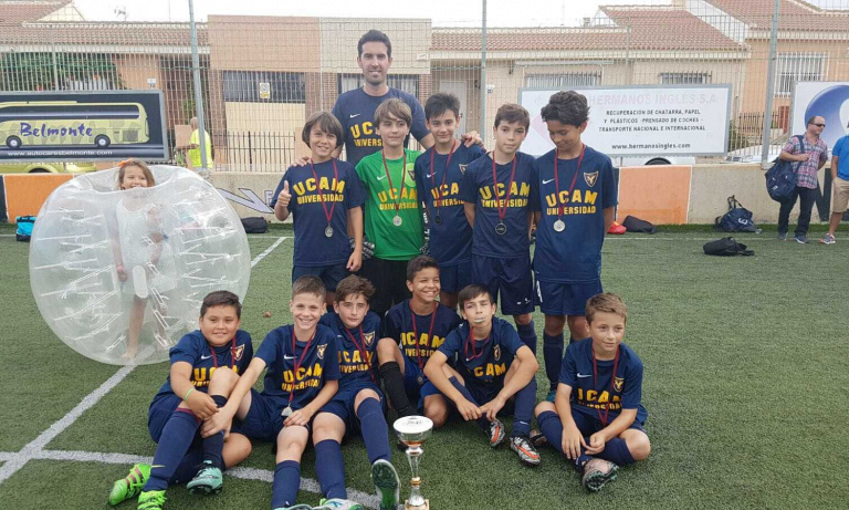 El combinado alevín, campeón del torneo Nueva Cartagena