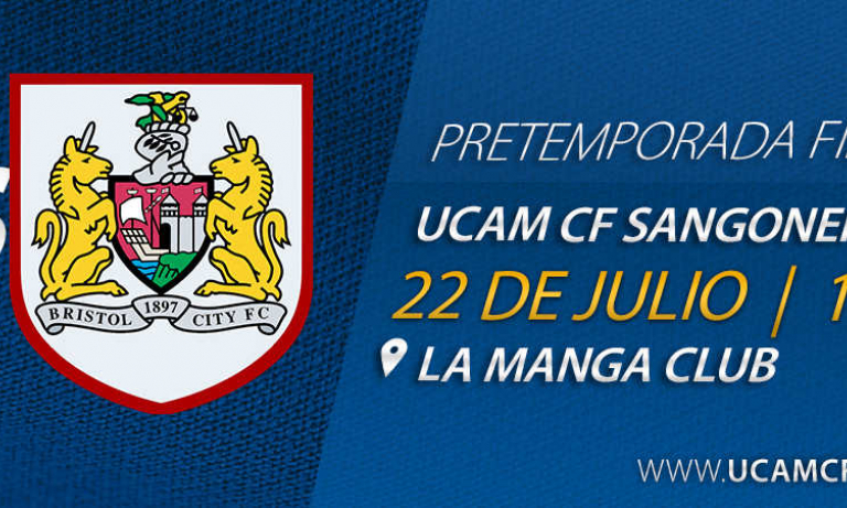 El UCAM CF Sangonera se enfrenta mañana al Bristol City