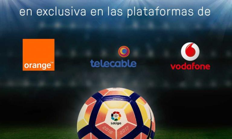 LaLiga 1l2l3 TV se verá en exclusiva a través de Orange, Telecable y Vodafone