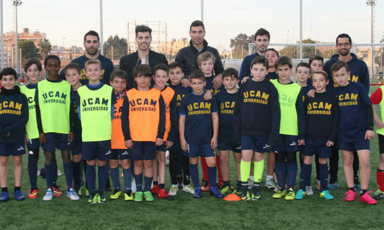 Luis Fernández y Morillas visitan a la cantera