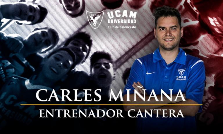Carles Miñana refuerza la Cantera del UCAM Murcia CB
