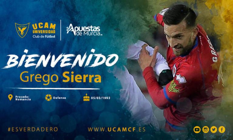 Grego Sierra firma con el UCAM Murcia