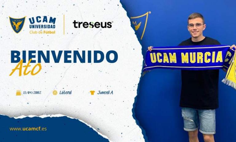 El juvenil Ato vestirá la camiseta del UCAM Murcia