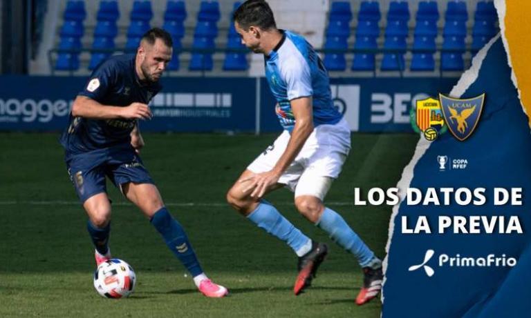 Datos previa del UE Llagostera - UCAM Murcia de Copa RFEF 
