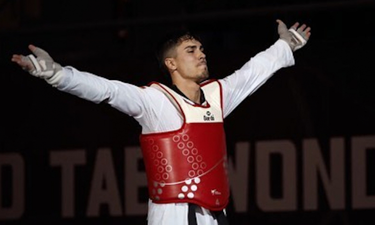 Jon Andoni Cintado, subcampeón del mundo de taekwondo
