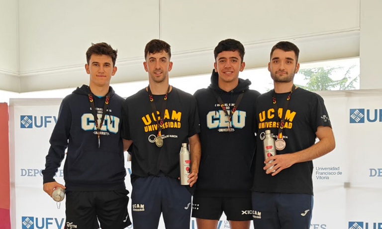 La UCAM consigue 3 medallas en el CEU de Tenis de Mesa