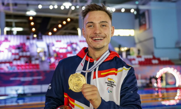 Iñigo Llopis consigue dos oros en el Mundial de Natación Paralímpica en Singapur
