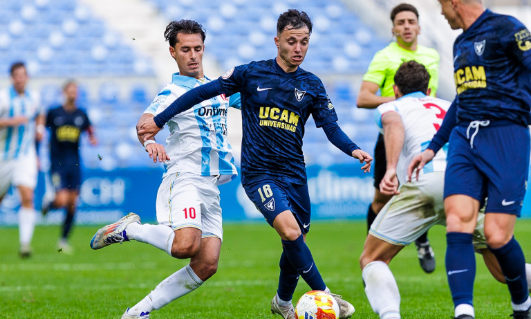 Ale Marín durante el partido 
