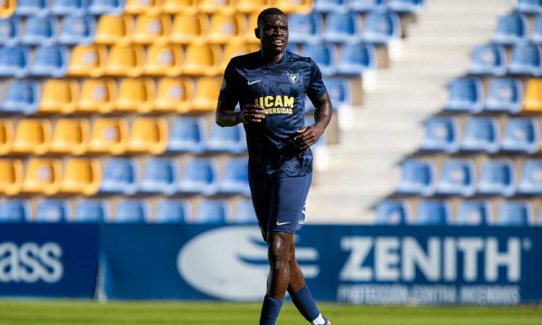 Omar jugando en La Condomina