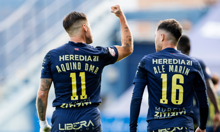 Celebración de Dani Aquino