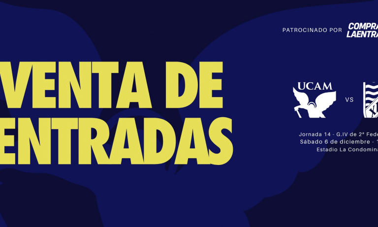 Información de la compra de entradas del UCAM Murcia CF