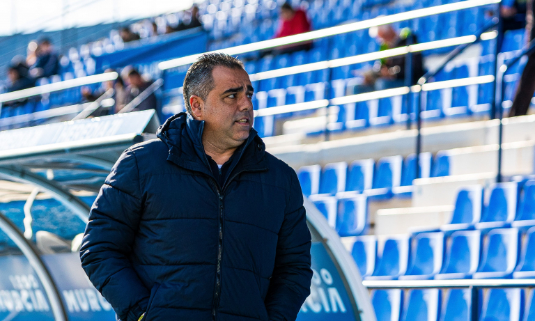 Germán Crespo, entrenador del UCAM Murcia CF 