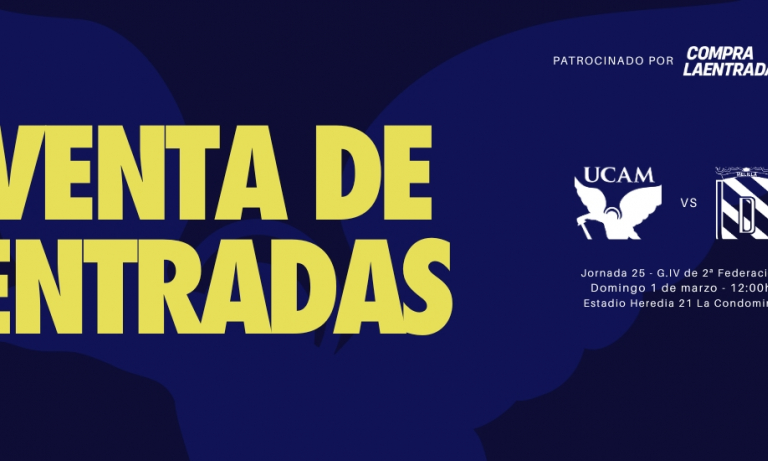 UCAM Murcia CF - UD Melilla: información sobre la venta de entradas