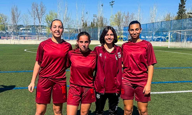 Cuatro jugadoras del UCAM Murcia CF brillan con la FFRM en el Campeonato de España