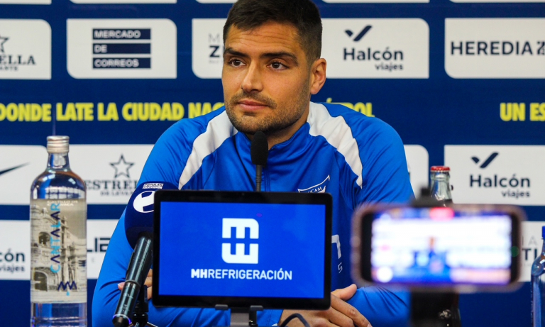 JAvi Ramírez en rueda de prensa