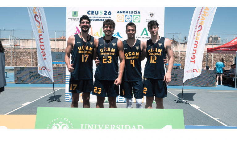 La UCAM gana el oro masculino en Baloncesto 3x3 en los CEUS