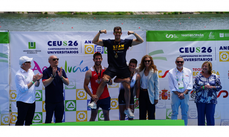 La UCAM consigue el oro en remo de los Campeonato de España Universitario 2026