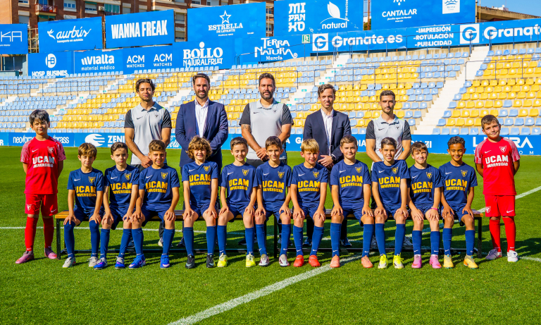Plantilla del Benjamín B del UCAM Murcia CF