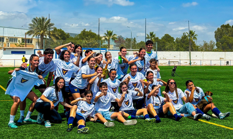 Celebración del titulo de nuestro femenino C