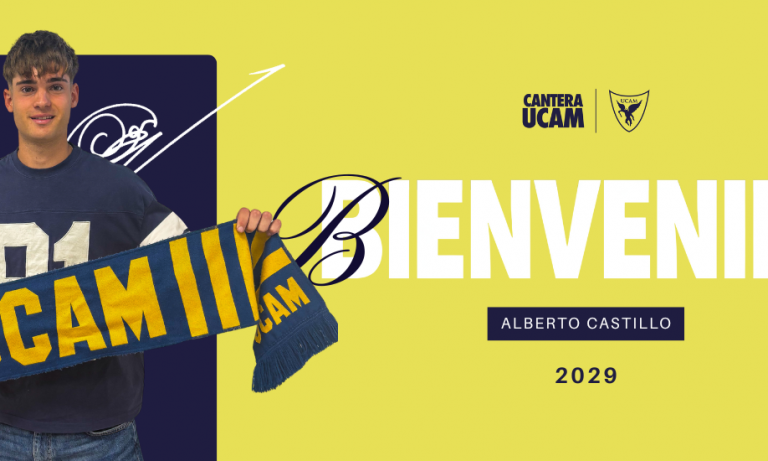Alberto Castillo defenderá la portería del UCAM Murcia CF hasta 2029