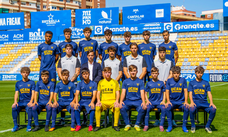 Plantilla del Cadete B del UCAM Murcia CF