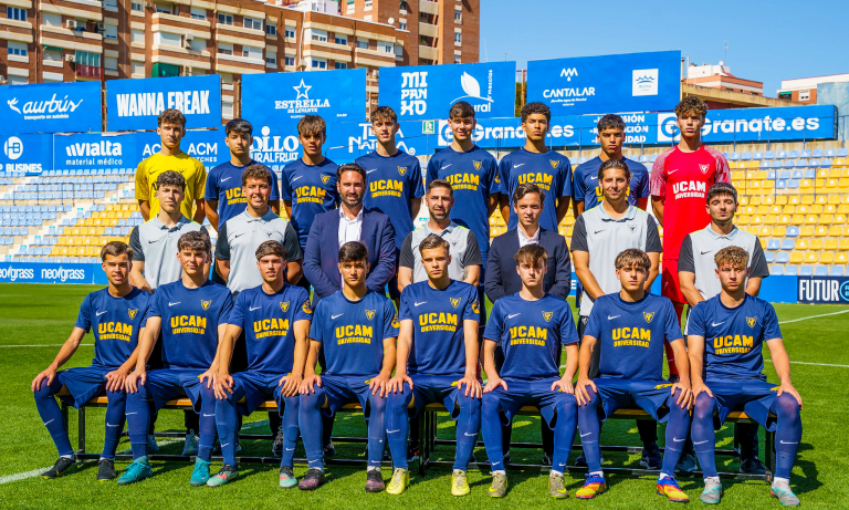 Plantilla del Cadete A del UCAM Murcia CF