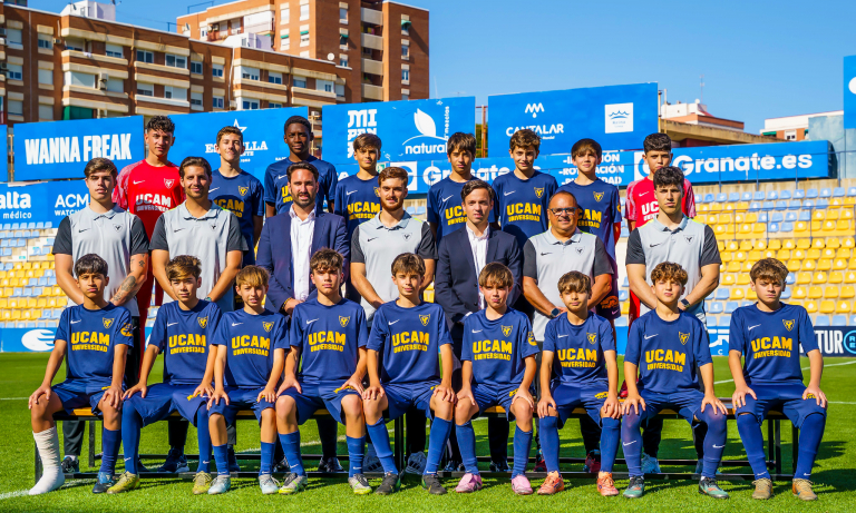 Plantilla del Infantil B del UCAM Murcia CF