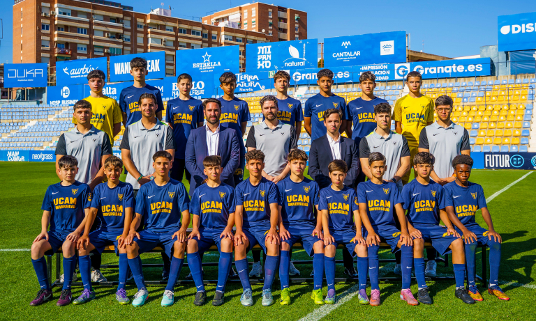 Plantilla del Infantil A del UCAM Murcia CF