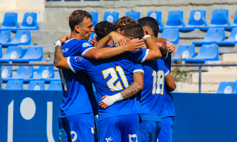 UCAM Murcia CF - Celebración - Gol